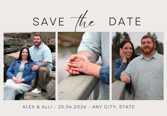Save The Date 3.25x2.25 Magnet