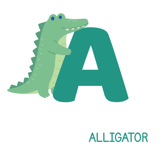 Animal ABC Magnets for Learning 2x2